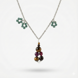 Collier Femme "KAMI" – Force Tellurique & Protection Solaire