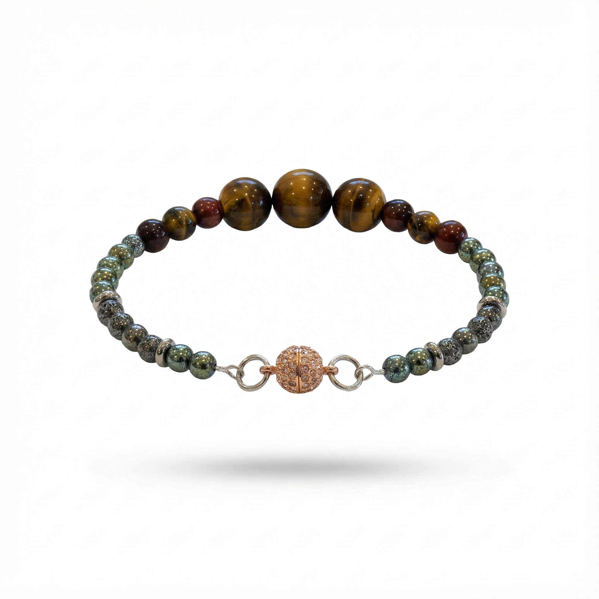 Bracelet Femme "AKAY" – Protection Solaire & Force Volcanique