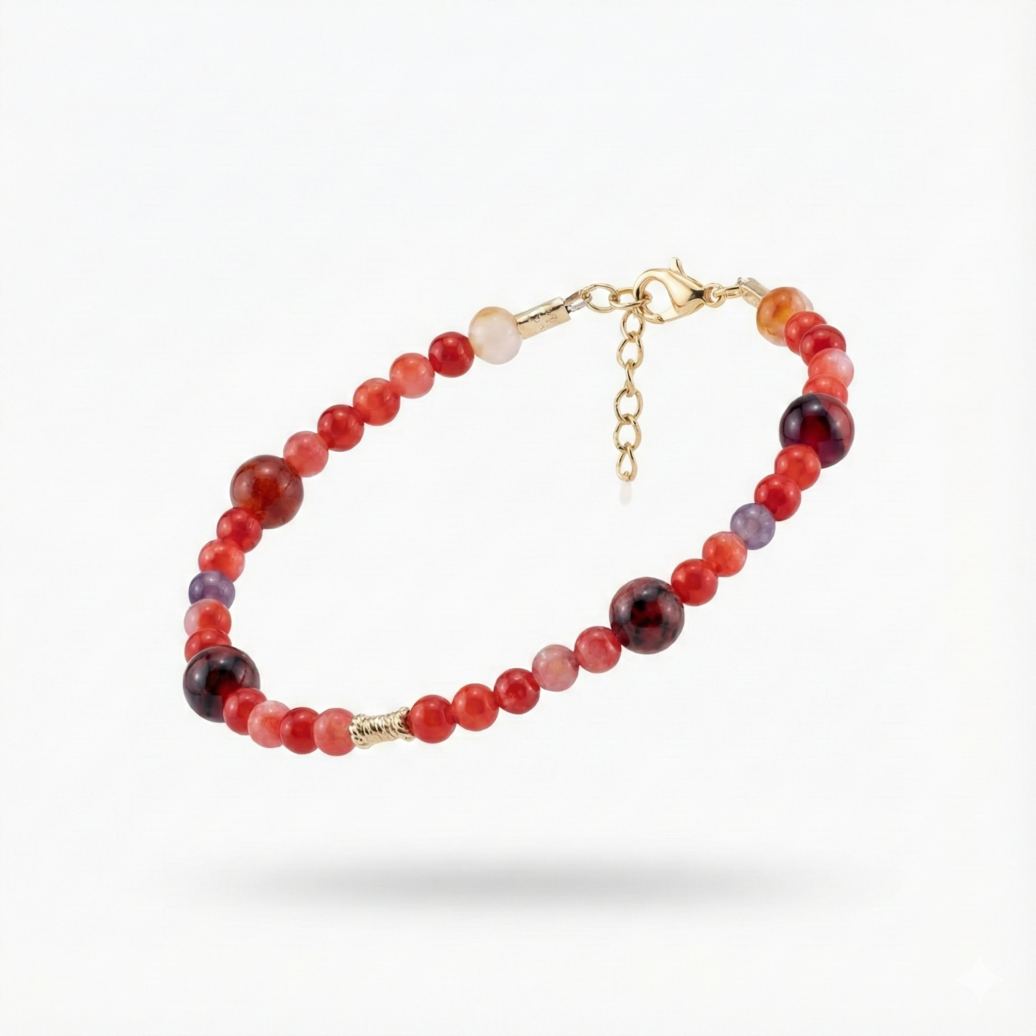 Bracelet Femme "CHIBA" – Énergie Épicée & Harmonie du Cœur