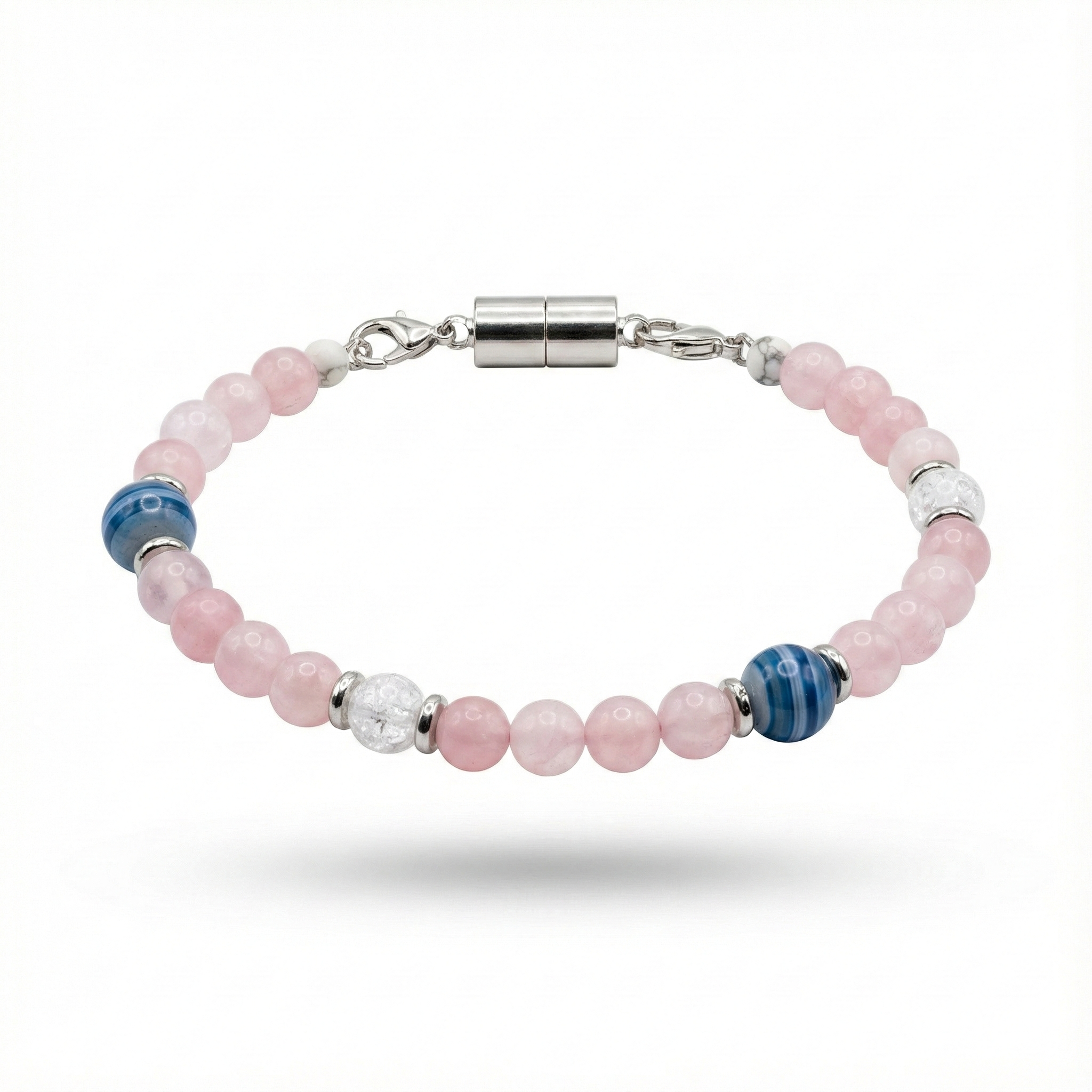 Bracelet Femme "OBOU" – Tendresse Rose & Force du Dragon