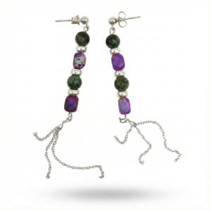 Boucles d'Oreilles "OCANE" – Danse de la Terre & Océan